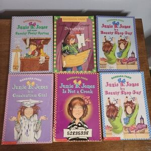 Junie B. Jones Book Lot by Barbara Park - Colorful Covers Set Of 6